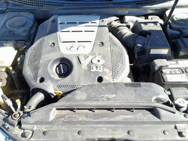 KMHFC46F77A226881 - 2007 HYUNDAI AZERA SE SILVER photo 7