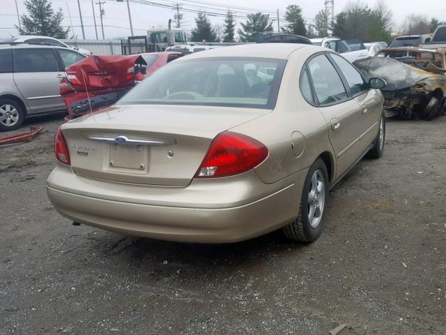 1FAFP55S6YG202962 - 2000 FORD TAURUS SES TAN photo 4