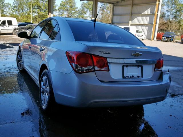 1G1PC5SH6C7275608 - 2012 CHEVROLET CRUZE LS SILVER photo 3