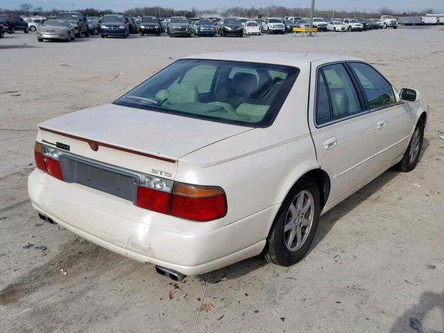 1G6KY5495YU298964 - 2000 CADILLAC SEVILLE ST WHITE photo 4