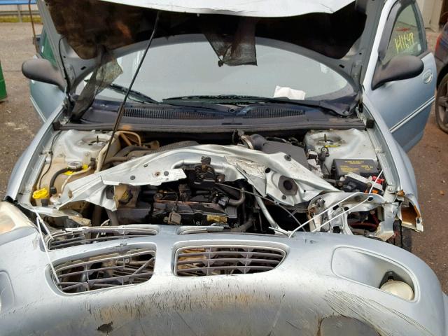 1B3EL56R42N114820 - 2002 DODGE STRATUS ES SILVER photo 7