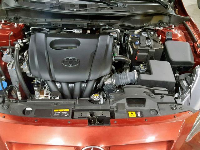 3MYDLBZV4GY113888 - 2016 TOYOTA SCION IA MAROON photo 7