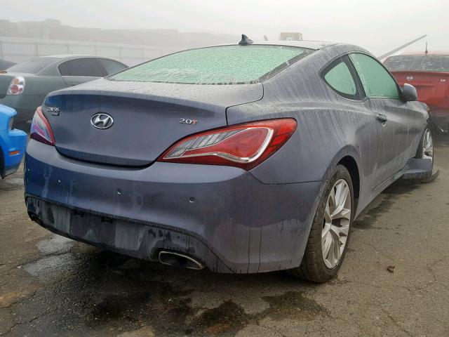 KMHHT6KD5EU119753 - 2014 HYUNDAI GENESIS CO CHARCOAL photo 4