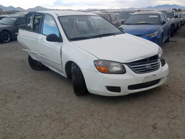 KNAFE222795667733 - 2009 KIA SPECTRA EX WHITE photo 1