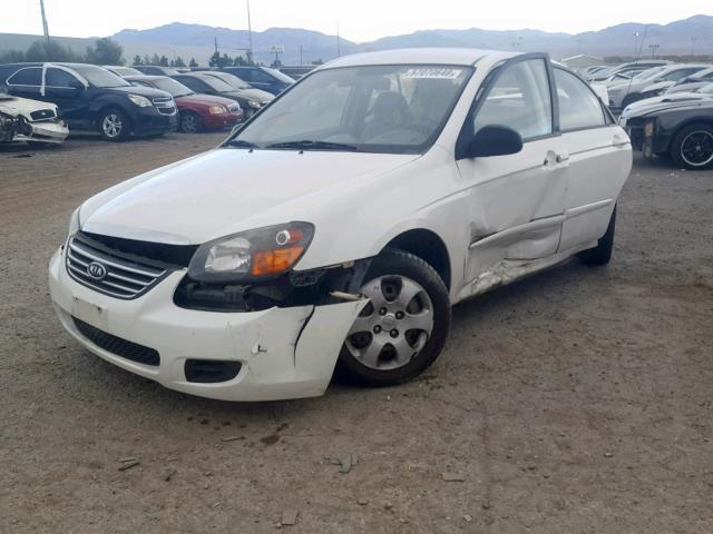 KNAFE222795667733 - 2009 KIA SPECTRA EX WHITE photo 2