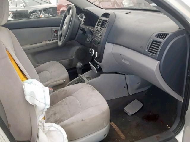 KNAFE222795667733 - 2009 KIA SPECTRA EX WHITE photo 5