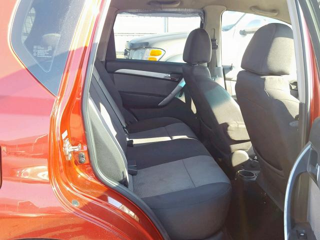 KL1TD6DE5BB160660 - 2011 CHEVROLET AVEO LS BURGUNDY photo 6