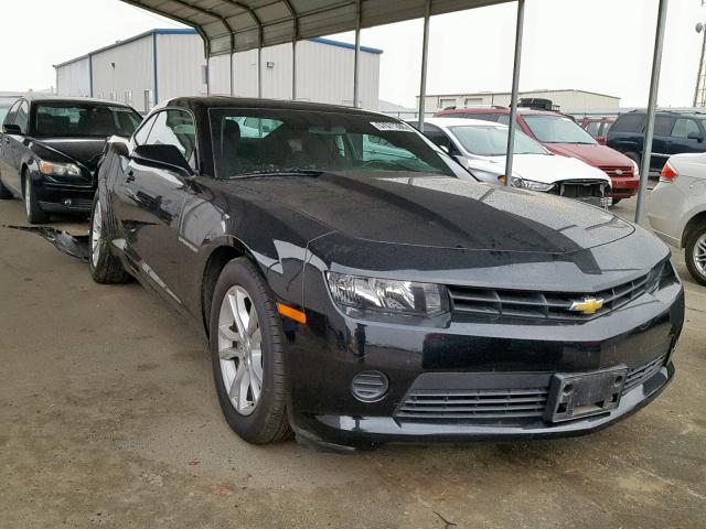 2G1FB1E3XF9205670 - 2015 CHEVROLET CAMARO LS BLACK photo 1