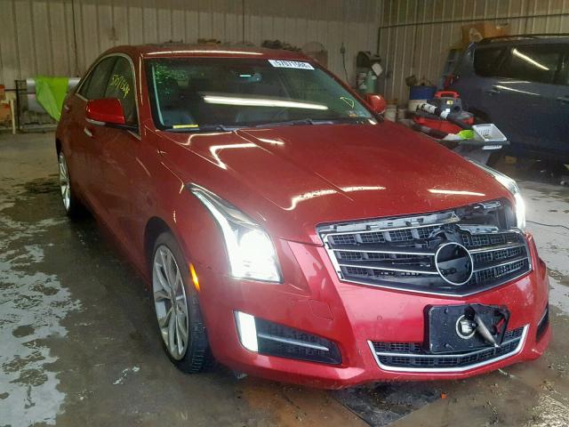 1G6AM5SX5D0146824 - 2013 CADILLAC ATS PREMIU RED photo 1