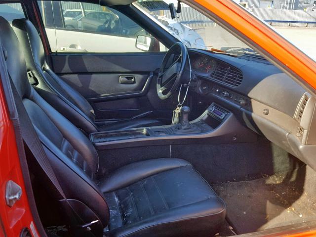 WP0AA0945FN452836 - 1985 PORSCHE 944 RED photo 5