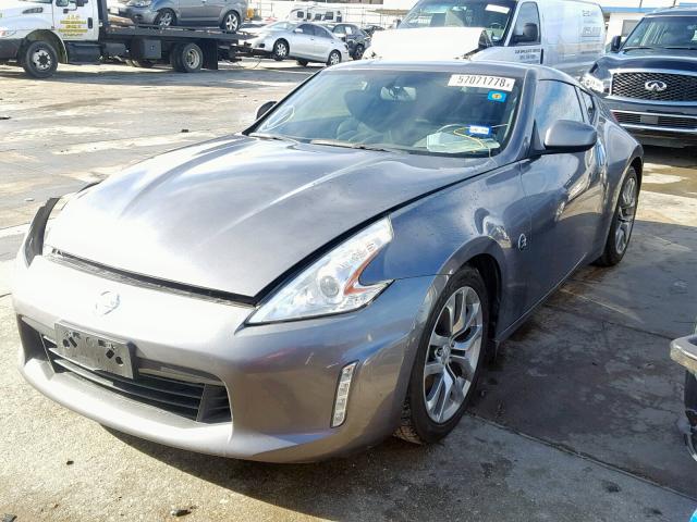 JN1AZ4EH8DM384109 - 2013 NISSAN 370Z BASE GRAY photo 2