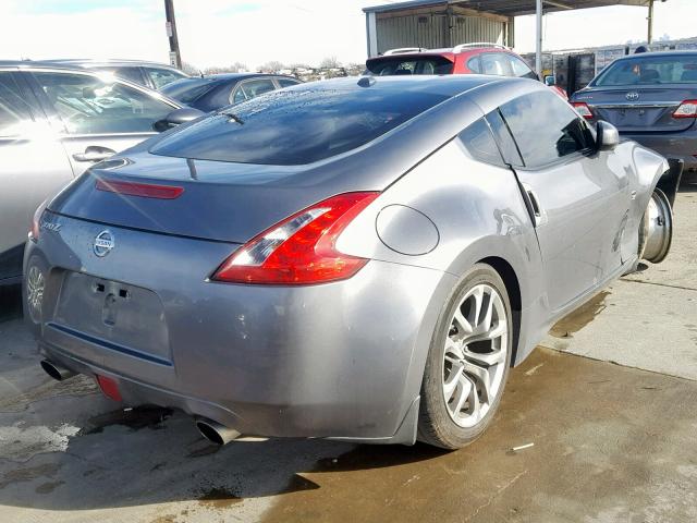 JN1AZ4EH8DM384109 - 2013 NISSAN 370Z BASE GRAY photo 4