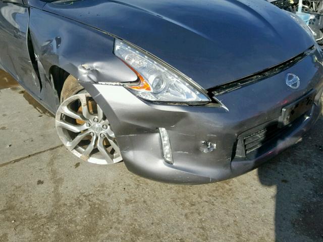 JN1AZ4EH8DM384109 - 2013 NISSAN 370Z BASE GRAY photo 9