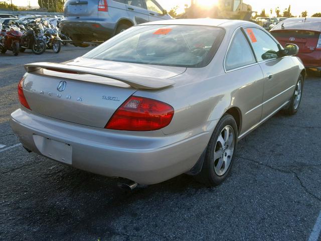 19UYA42581A014578 - 2001 ACURA 3.2CL GOLD photo 4