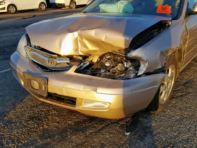 19UYA42581A014578 - 2001 ACURA 3.2CL GOLD photo 9