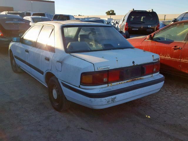 JM1BG2240L0166247 - 1990 MAZDA PROTEGE SE WHITE photo 3