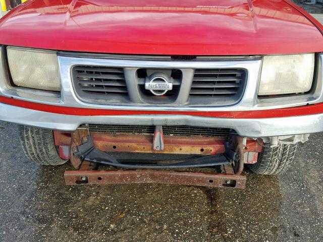 1N6DD21S9YC352552 - 2000 NISSAN FRONTIER X RED photo 9