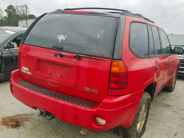 1GKDS13S722519055 - 2002 GMC ENVOY RED photo 4