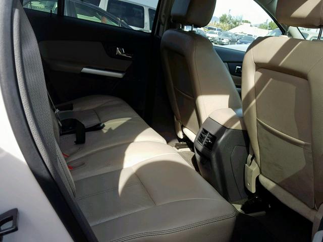 2FMDK3JC6DBB11836 - 2013 FORD EDGE SEL WHITE photo 8