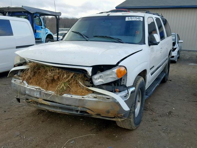 3GKFK16T11G240865 - 2001 GMC YUKON XL K WHITE photo 2