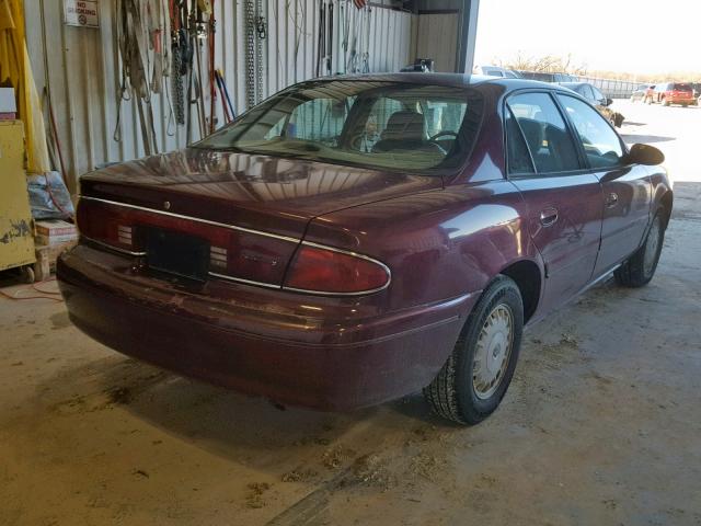 2G4WY55J4Y1195954 - 2000 BUICK CENTURY LI BURGUNDY photo 4