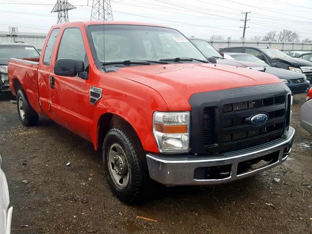 1FTSX20598EB61053 - 2008 FORD F250 SUPER RED photo 1
