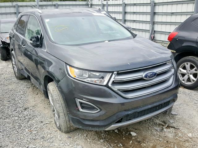 2FMPK4K92HBC17356 - 2017 FORD EDGE TITAN GRAY photo 1