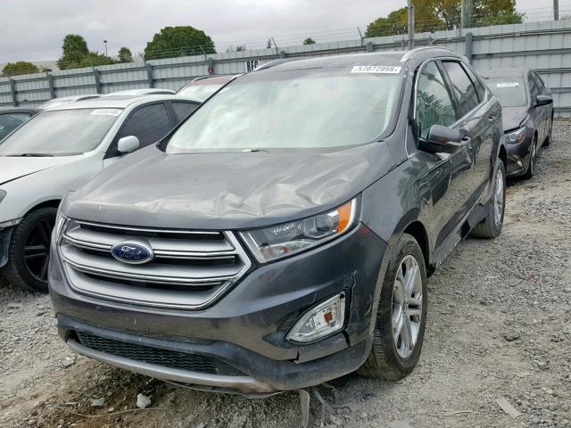 2FMPK4K92HBC17356 - 2017 FORD EDGE TITAN GRAY photo 2