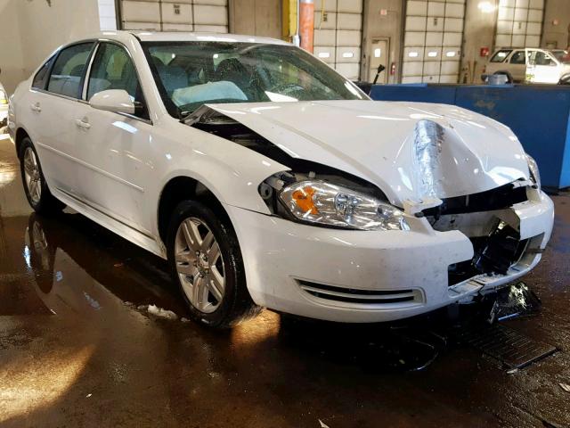 2G1WB5E30E1119417 - 2014 CHEVROLET IMPALA LIM WHITE photo 1