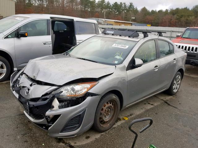 JM1BL1UG0B1453965 - 2011 MAZDA 3 I GRAY photo 2