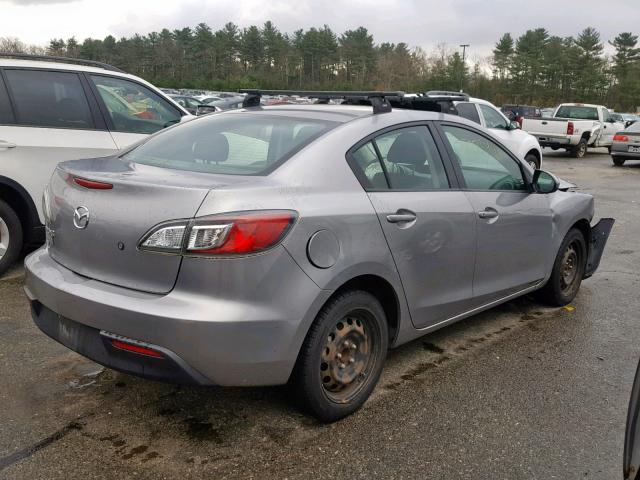 JM1BL1UG0B1453965 - 2011 MAZDA 3 I GRAY photo 4