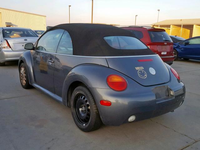 3VWCM31YX5M350714 - 2005 VOLKSWAGEN NEW BEETLE GRAY photo 3