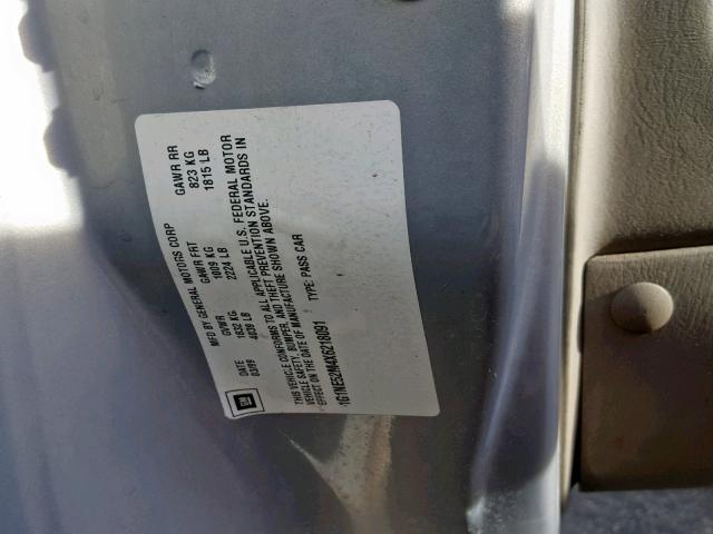 1G1NE52M4X6218091 - 1999 CHEVROLET MALIBU LS Gümüş foto 10