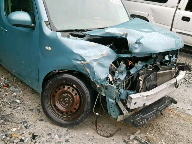 JN8AZ2KR7AT152850 - 2010 NISSAN CUBE BASE BLUE photo 9