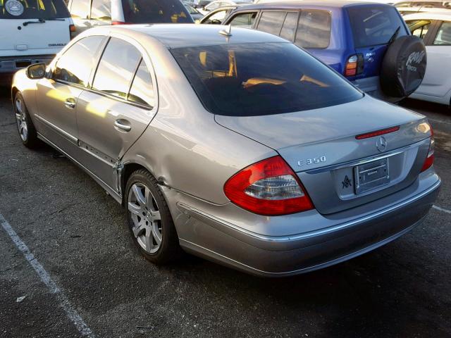 WDBUF56X47B013719 - 2007 MERCEDES-BENZ E 350 SILVER photo 3