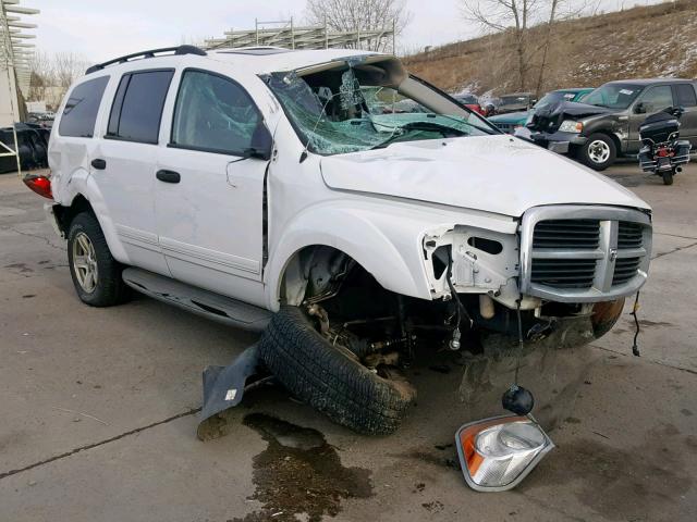 1D8HB48N25F533817 - 2005 DODGE DURANGO SL WHITE photo 1