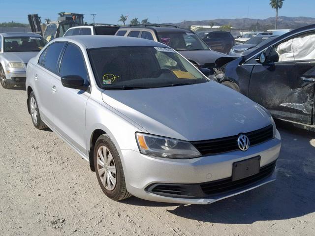 3VW2K7AJ4BM087918 - 2011 VOLKSWAGEN JETTA BASE SILVER photo 1