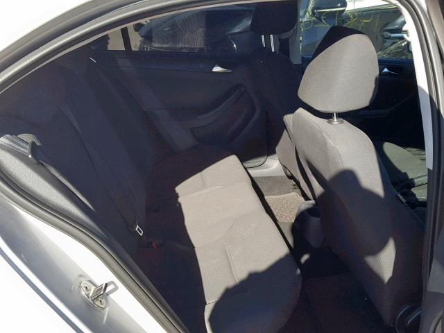 3VW2K7AJ4BM087918 - 2011 VOLKSWAGEN JETTA BASE SILVER photo 6