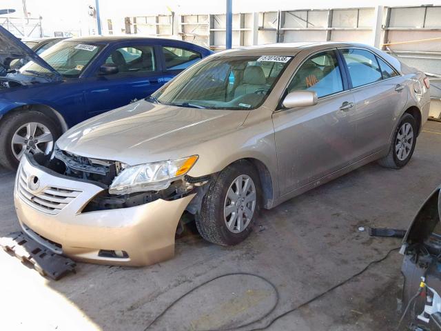 4T1BK46K47U043368 - 2007 TOYOTA CAMRY NEW GOLD photo 2