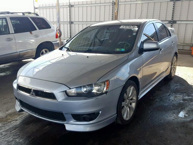 JA3AU86W49U014281 - 2009 MITSUBISHI LANCER GTS SILVER photo 2