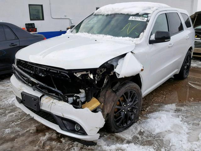 1C4RDJDG4FC851217 - 2015 DODGE DURANGO LI WHITE photo 2