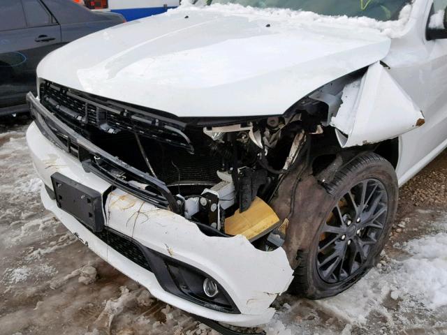 1C4RDJDG4FC851217 - 2015 DODGE DURANGO LI WHITE photo 9