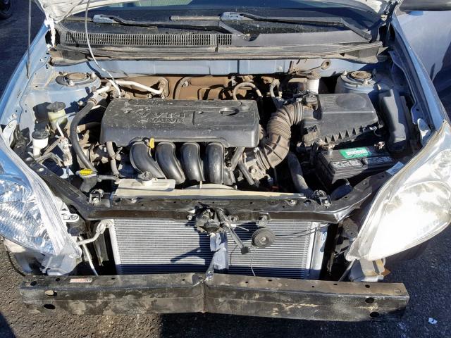 2T1KR32E38C710150 - 2008 TOYOTA COROLLA MA BLUE photo 7