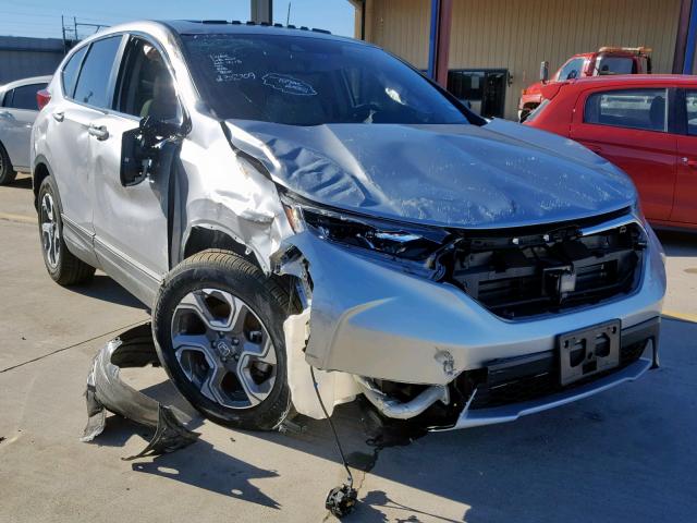 7FARW1H81JE035823 - 2018 HONDA CR-V EXL SILVER photo 1