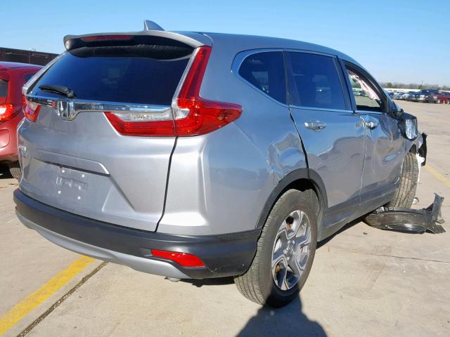 7FARW1H81JE035823 - 2018 HONDA CR-V EXL SILVER photo 4