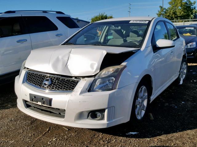 3N1AB6AP5AL729535 - 2010 NISSAN SENTRA 2.0 WHITE photo 2