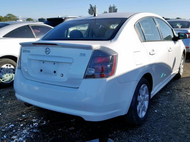 3N1AB6AP5AL729535 - 2010 NISSAN SENTRA 2.0 WHITE photo 4