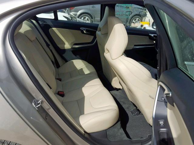 YV126MFK3G2392830 - 2016 VOLVO S60 PREMIE BEIGE photo 6