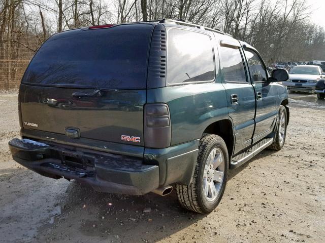 1GKEK63U33J190722 - 2003 GMC YUKON DENA GREEN photo 4