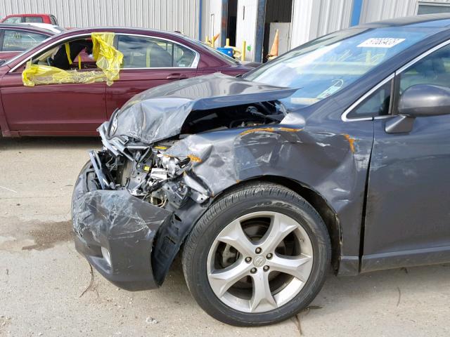 4T3BK11A19U011789 - 2009 TOYOTA VENZA BASE GRAY photo 9